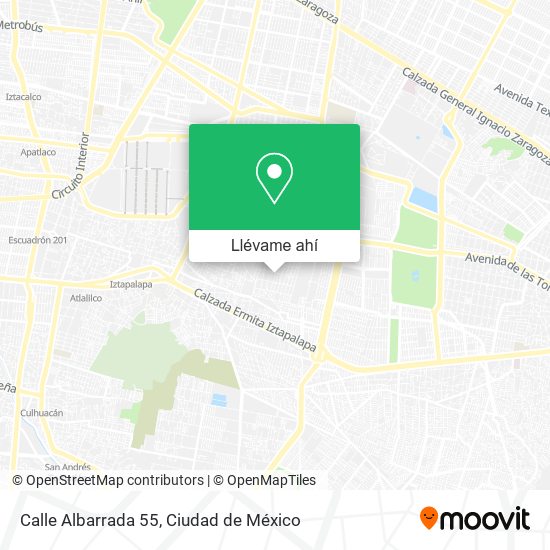 Mapa de Calle Albarrada 55