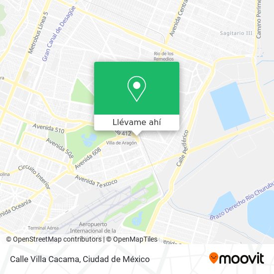 Mapa de Calle Villa Cacama
