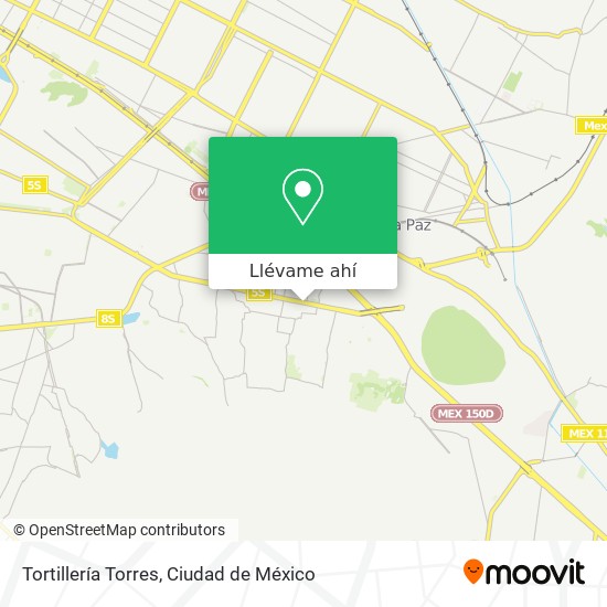 Mapa de Tortillería Torres
