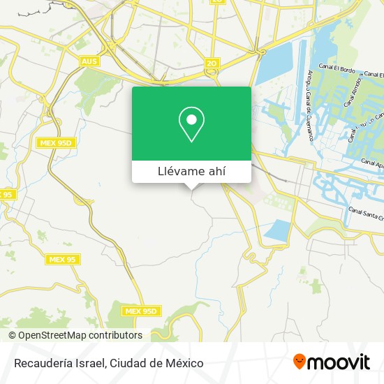 Mapa de Recaudería Israel