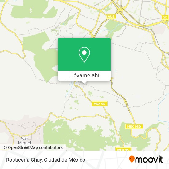 Mapa de Rosticería Chuy