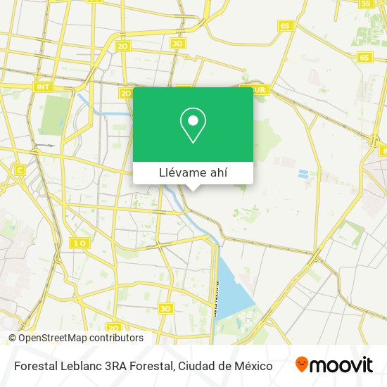 Mapa de Forestal Leblanc 3RA Forestal