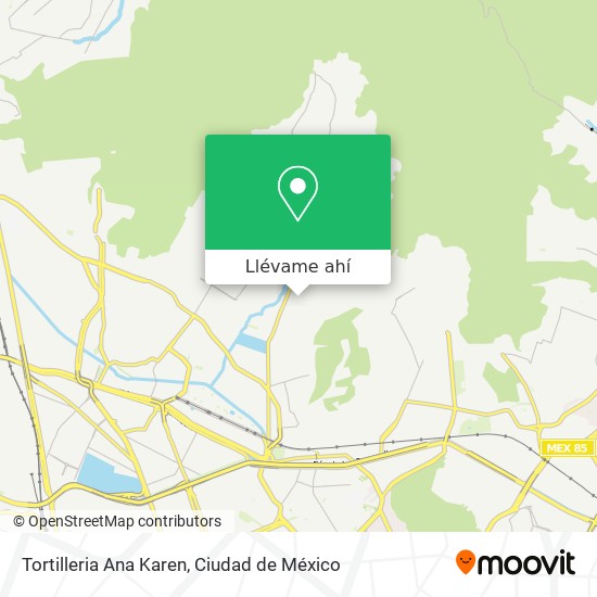 Mapa de Tortilleria Ana Karen