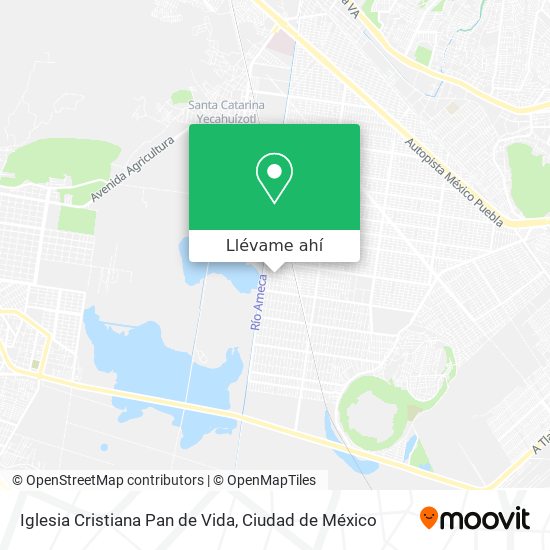 Mapa de Iglesia Cristiana Pan de Vida