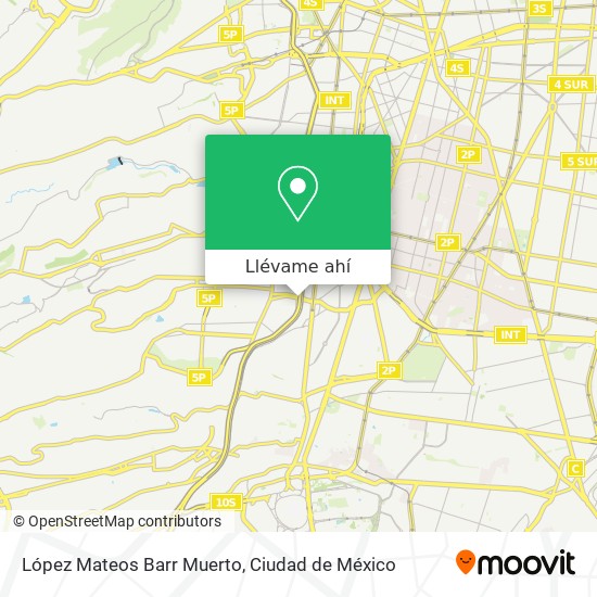 Mapa de López Mateos Barr Muerto