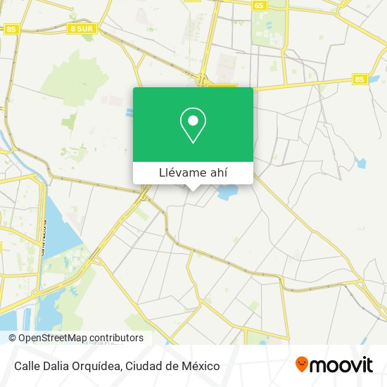 Mapa de Calle Dalia Orquídea