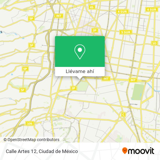 Mapa de Calle Artes 12