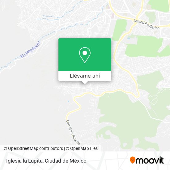 Mapa de Iglesia la Lupita
