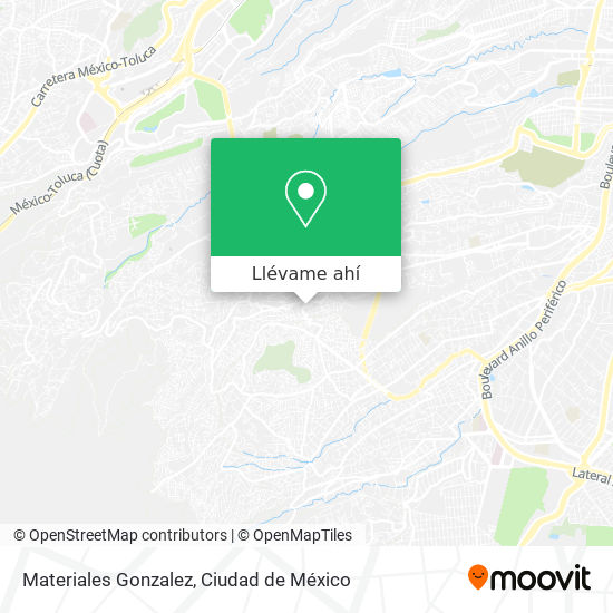 Mapa de Materiales Gonzalez