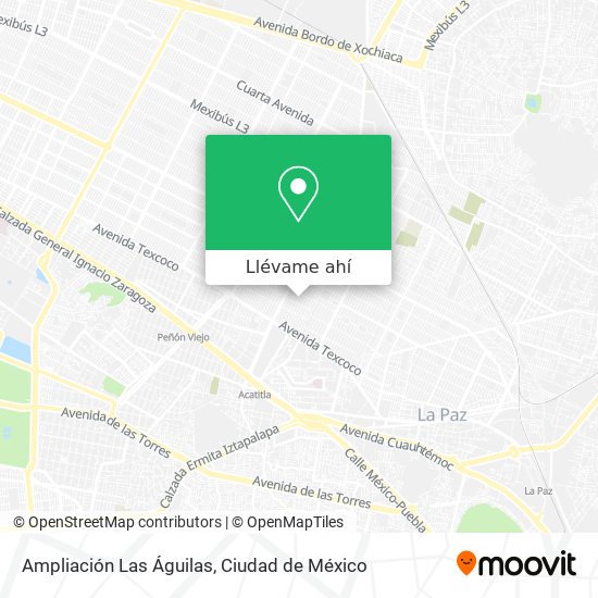 Cómo llegar a Ampliación Las Águilas en Nezahualcóyotl en Autobús o Metro?