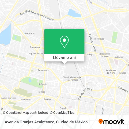 Mapa de Avenida Granjas Acalotenco