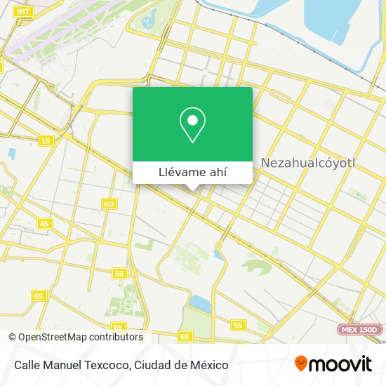 Mapa de Calle Manuel Texcoco
