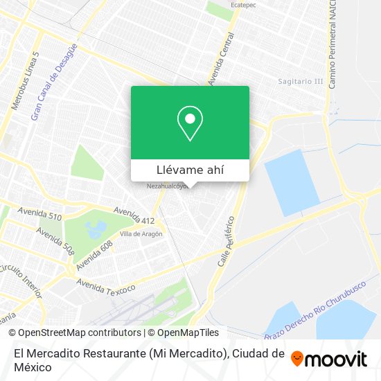 Mapa de El Mercadito Restaurante (Mi Mercadito)