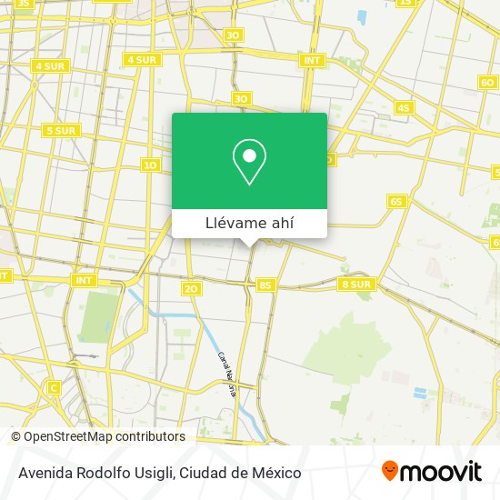 Mapa de Avenida Rodolfo Usigli