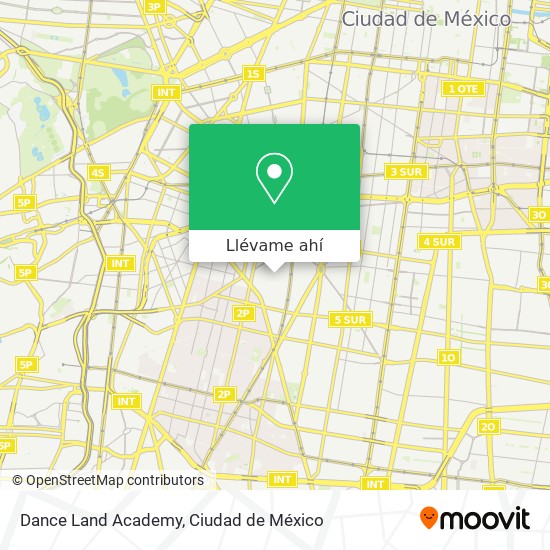 Mapa de Dance Land Academy