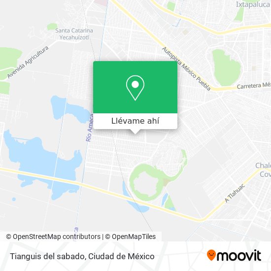 Mapa de Tianguis del sabado