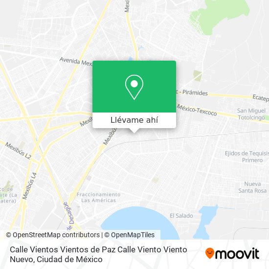 Mapa de Calle Vientos Vientos de Paz Calle Viento Viento Nuevo