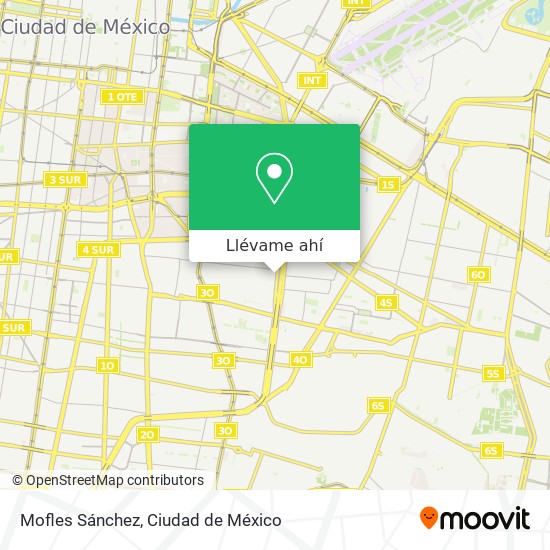Mapa de Mofles Sánchez