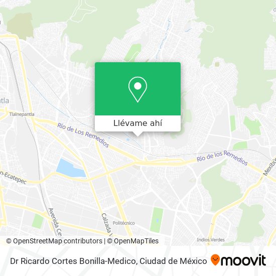 Mapa de Dr Ricardo Cortes Bonilla-Medico