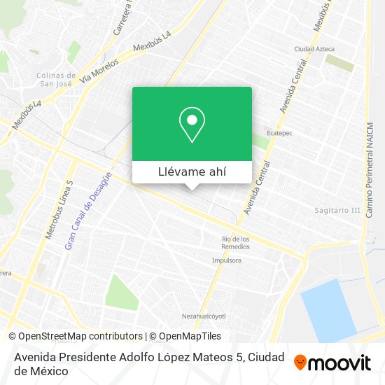 Mapa de Avenida Presidente Adolfo López Mateos 5