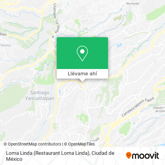 Mapa de Loma Linda (Restaurant Loma Linda)