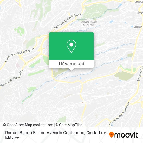Mapa de Raquel Banda Farfán Avenida Centenario
