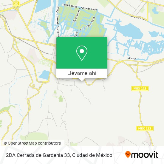 Mapa de 2DA Cerrada de Gardenia 33