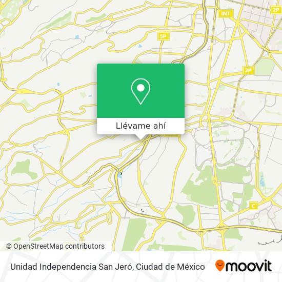 Mapa de Unidad Independencia San Jeró