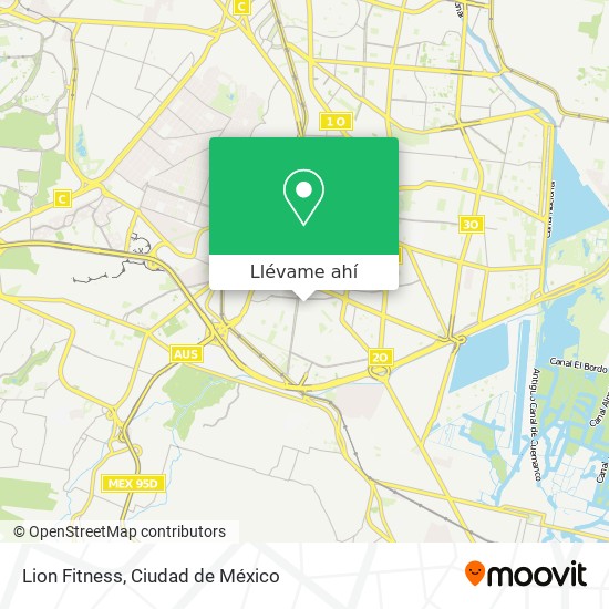 Mapa de Lion Fitness