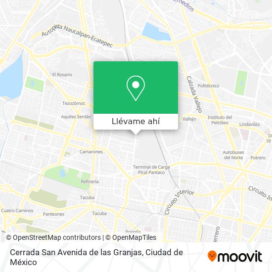 Mapa de Cerrada San Avenida de las Granjas