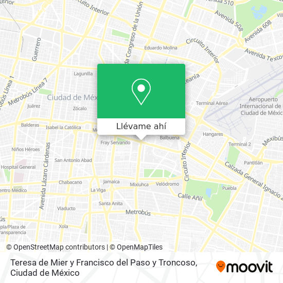 Mapa de Teresa de Mier y Francisco del Paso y Troncoso