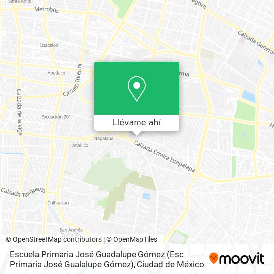 Mapa de Escuela Primaria José Guadalupe Gómez (Esc Primaria José Gualalupe Gómez)