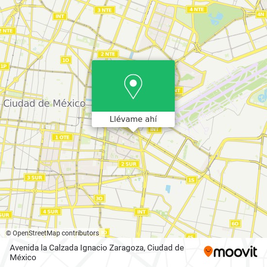 Mapa de Avenida la Calzada Ignacio Zaragoza