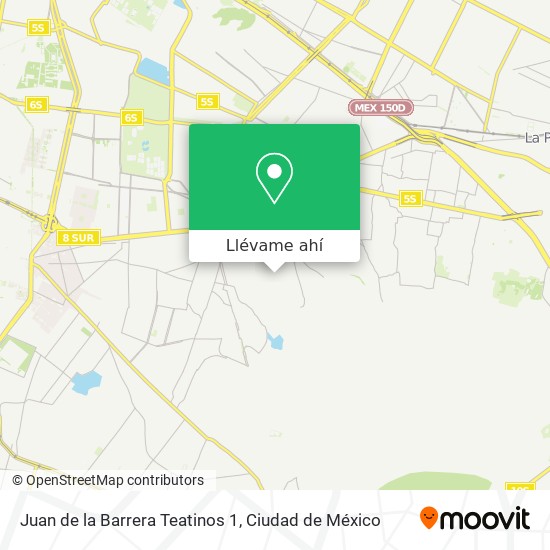 Mapa de Juan de la Barrera Teatinos 1
