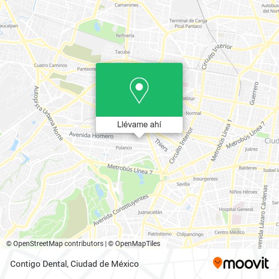 Mapa de Contigo Dental