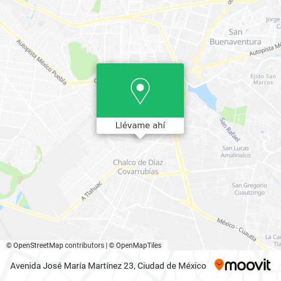 Mapa de Avenida José María Martínez 23