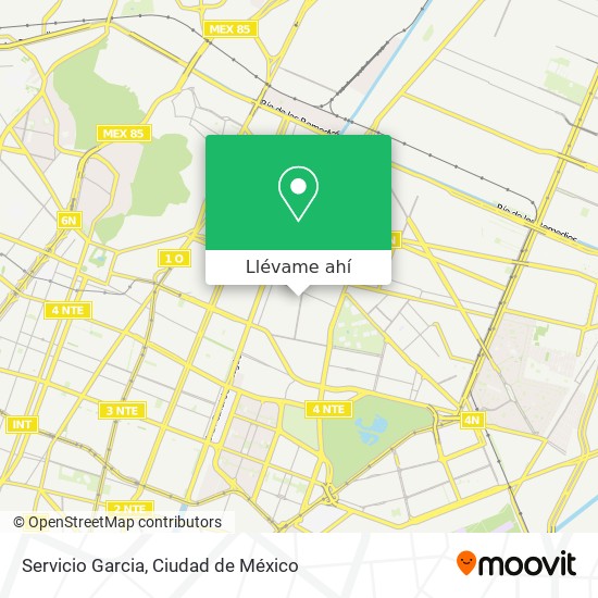 Mapa de Servicio Garcia