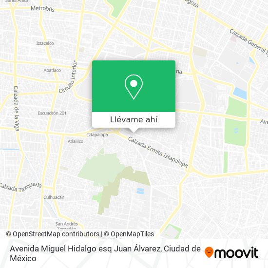 Mapa de Avenida Miguel Hidalgo esq Juan Álvarez