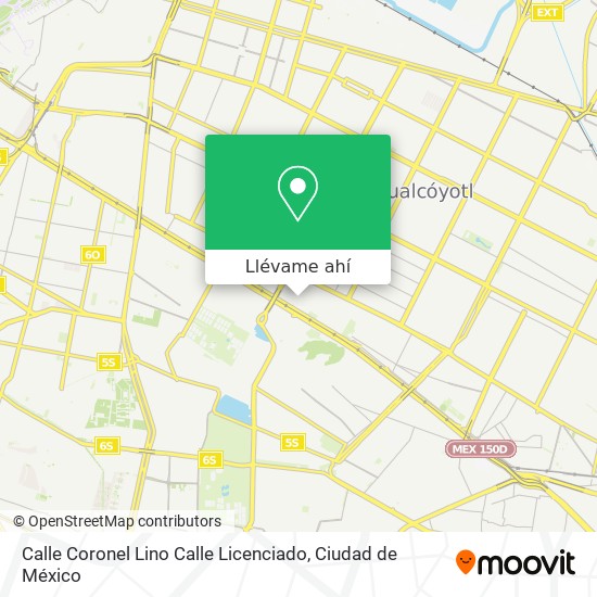 Mapa de Calle Coronel Lino Calle Licenciado