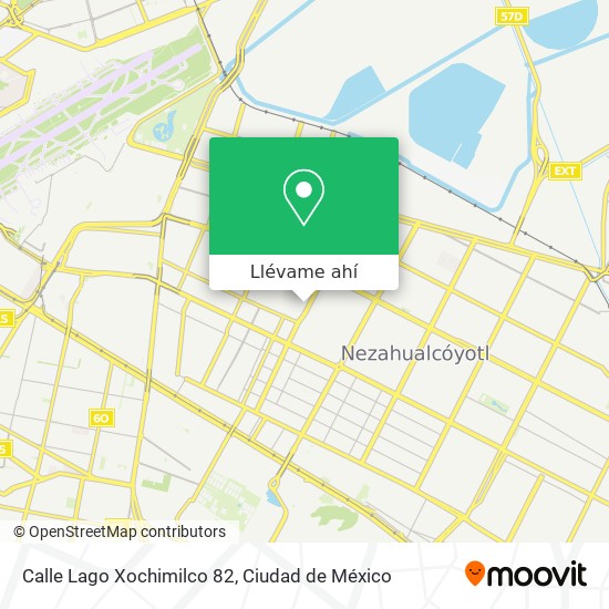 Mapa de Calle Lago Xochimilco 82