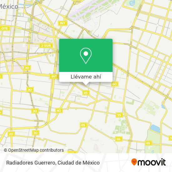 Mapa de Radiadores Guerrero