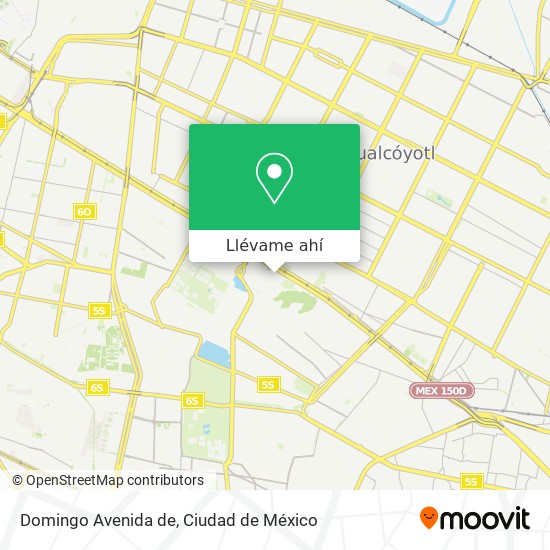 Mapa de Domingo Avenida de