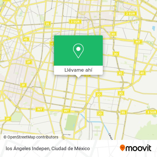 Mapa de los Ángeles Indepen