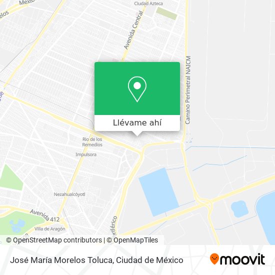 Mapa de José María Morelos Toluca