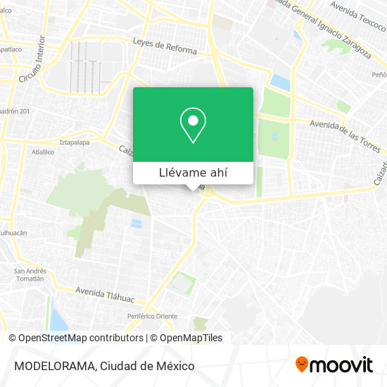 Mapa de MODELORAMA