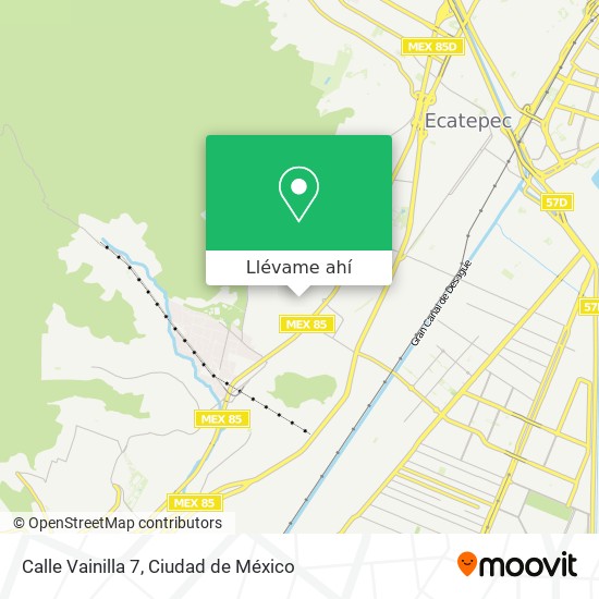 Mapa de Calle Vainilla 7
