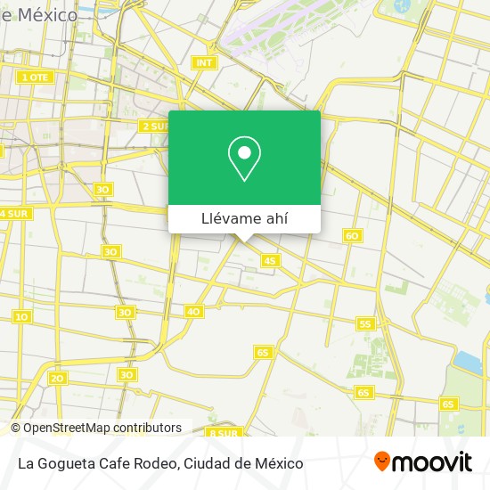 Mapa de La Gogueta Cafe Rodeo