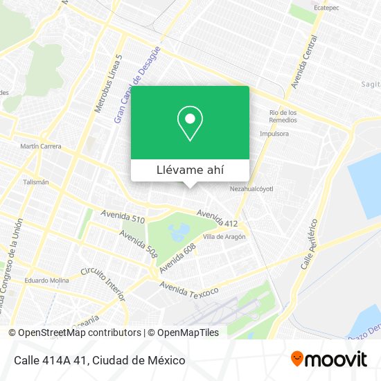 Mapa de Calle 414A 41