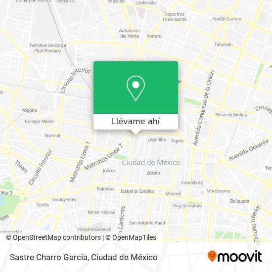 Mapa de Sastre Charro García