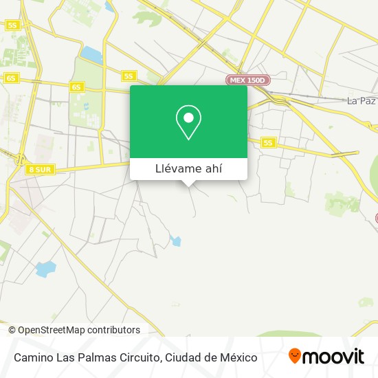Mapa de Camino Las Palmas Circuito